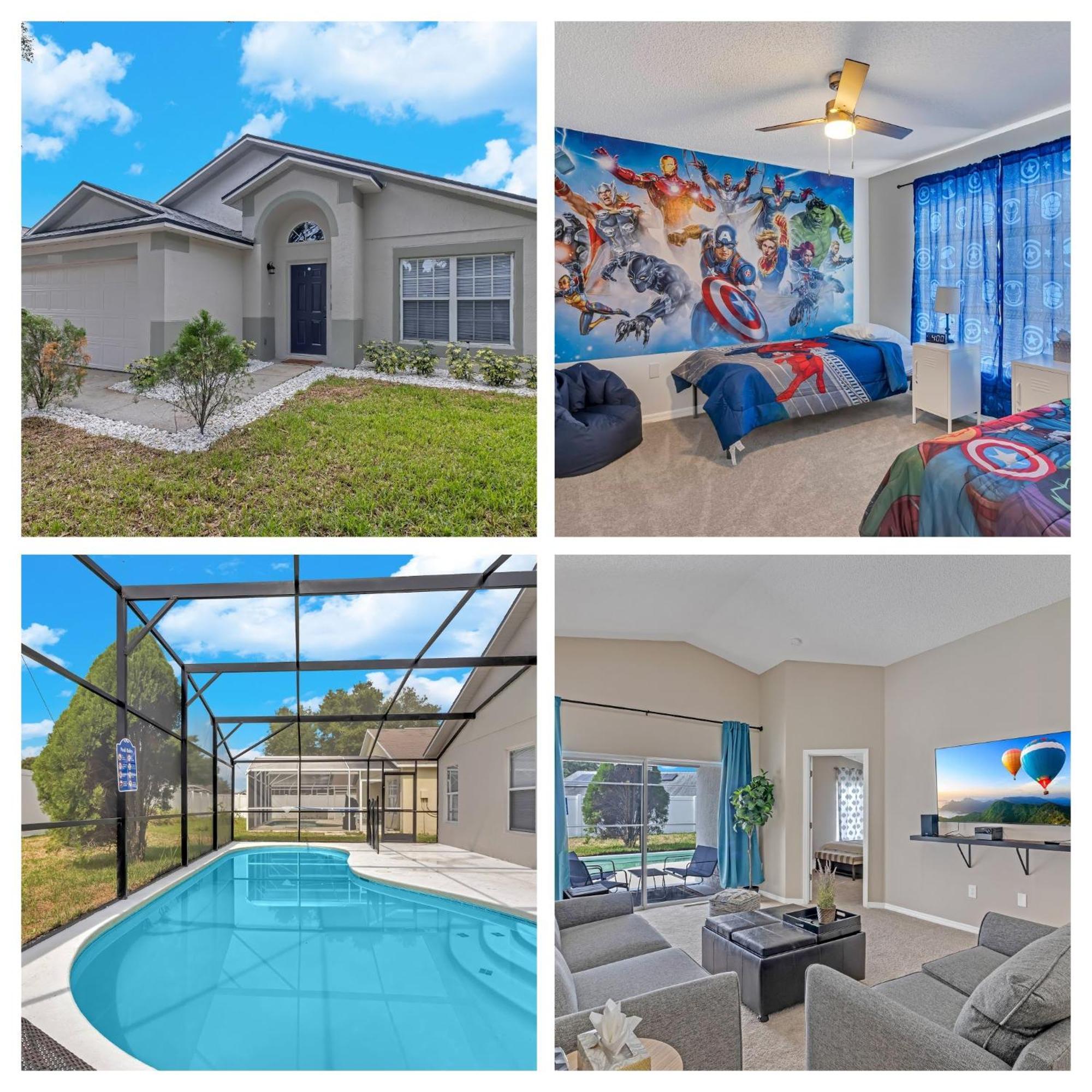 Disney Themed House Free Heated Pool Close Disney 5Br 9Bd Orlando Bagian luar foto
